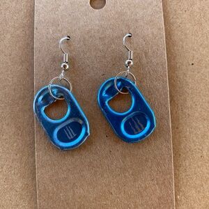 ☀️3/$9☀️ Blue Monster Can Tab Earrings